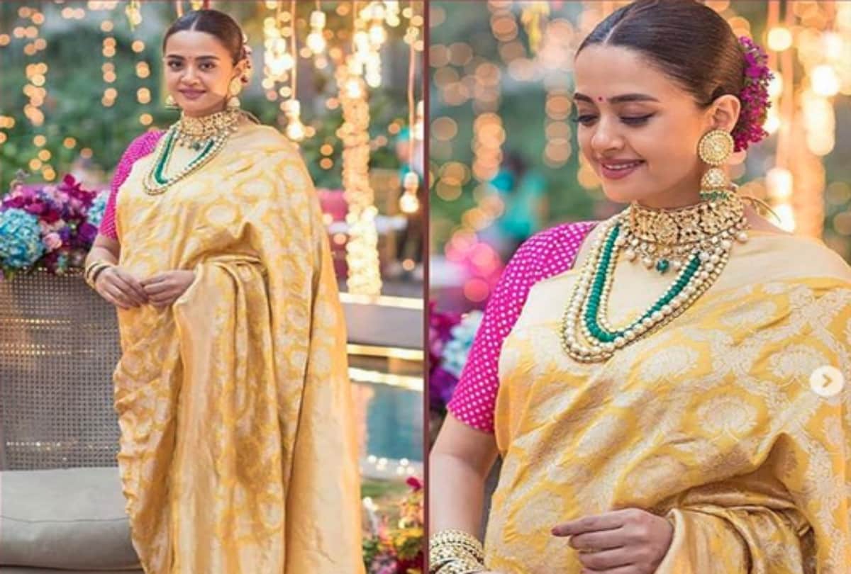 Hate Story 2 actress Surveen Chawla flaunts pregnancy glow shared godh bharai picture