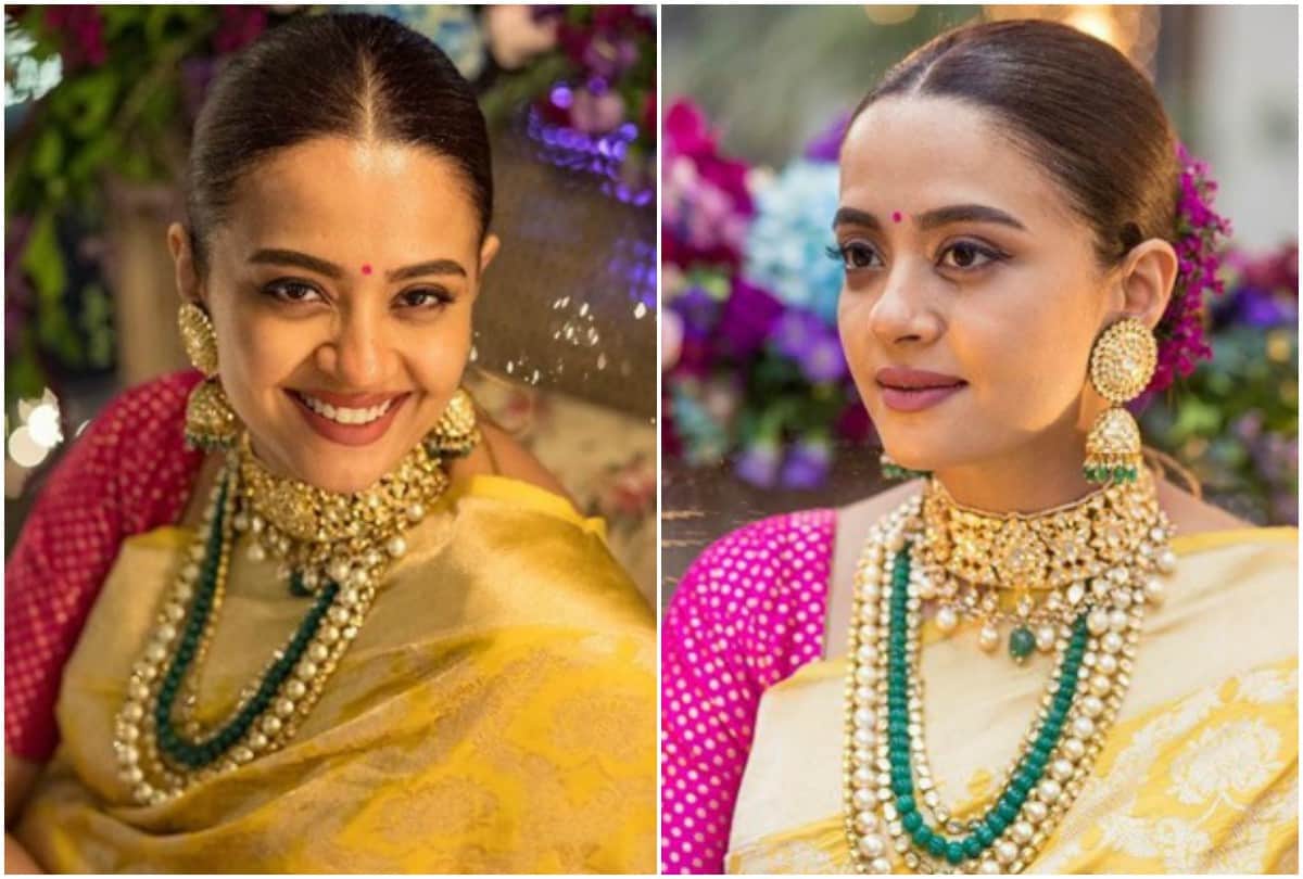 Hate Story 2 actress Surveen Chawla flaunts pregnancy glow shared godh bharai picture