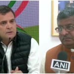 राहुल गांधी-रविशंकर प्रसाद