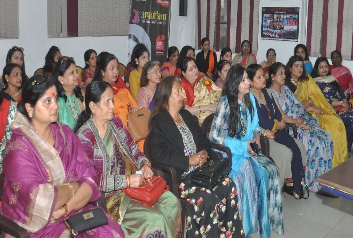aparajita 100 million smiles program on international women's day in agra