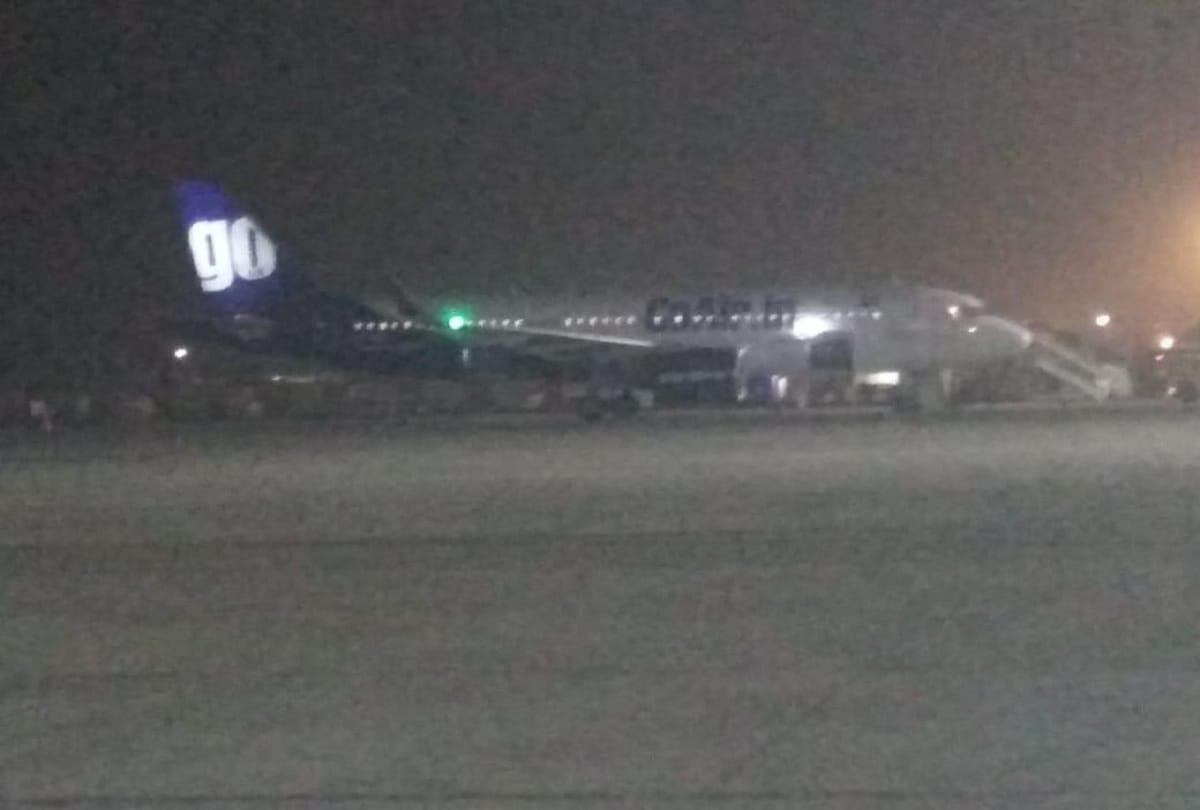 Two planes made emergency landing at the Lucknow airport today