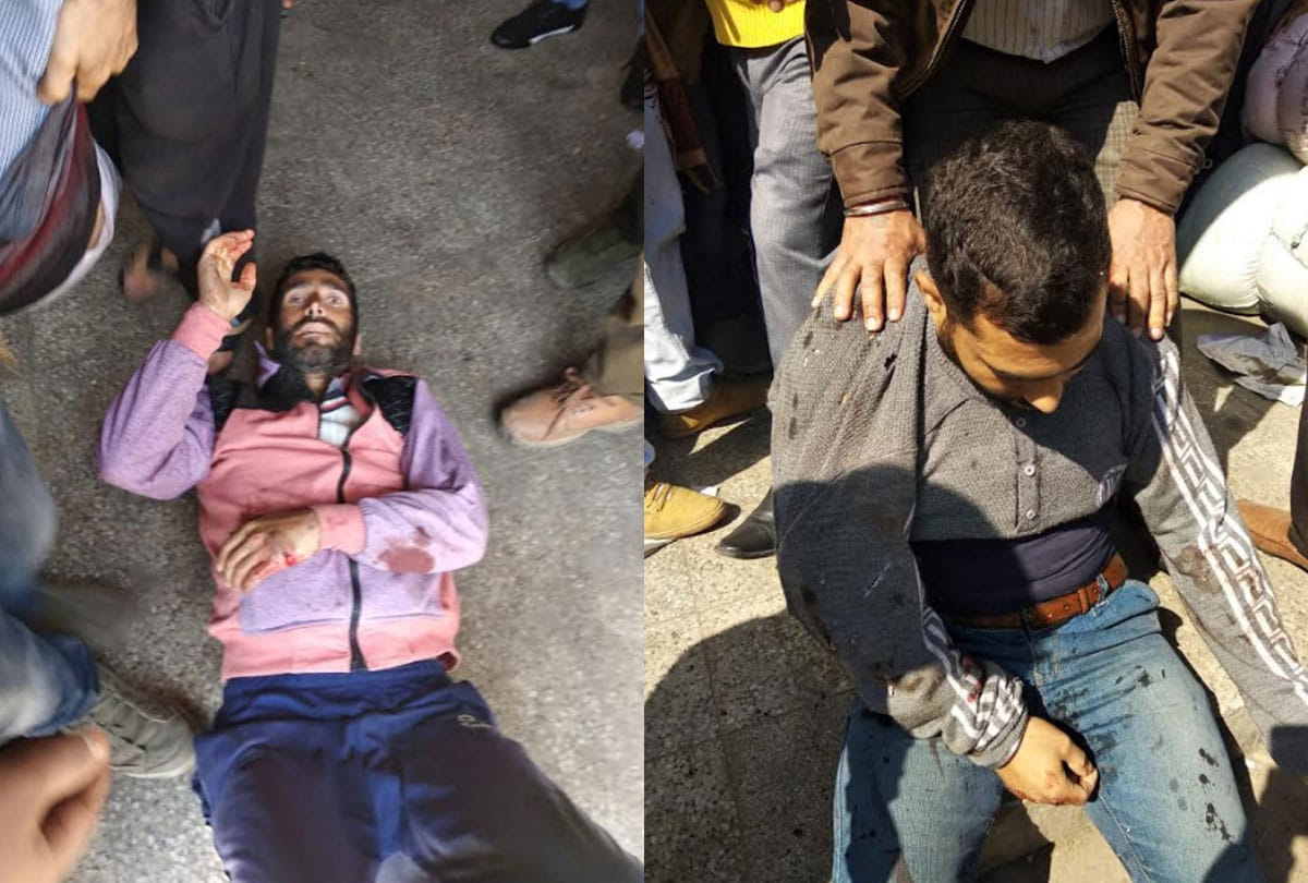 photos of Jammu Bus stand grenade attack, police had the input of blast on bus stand