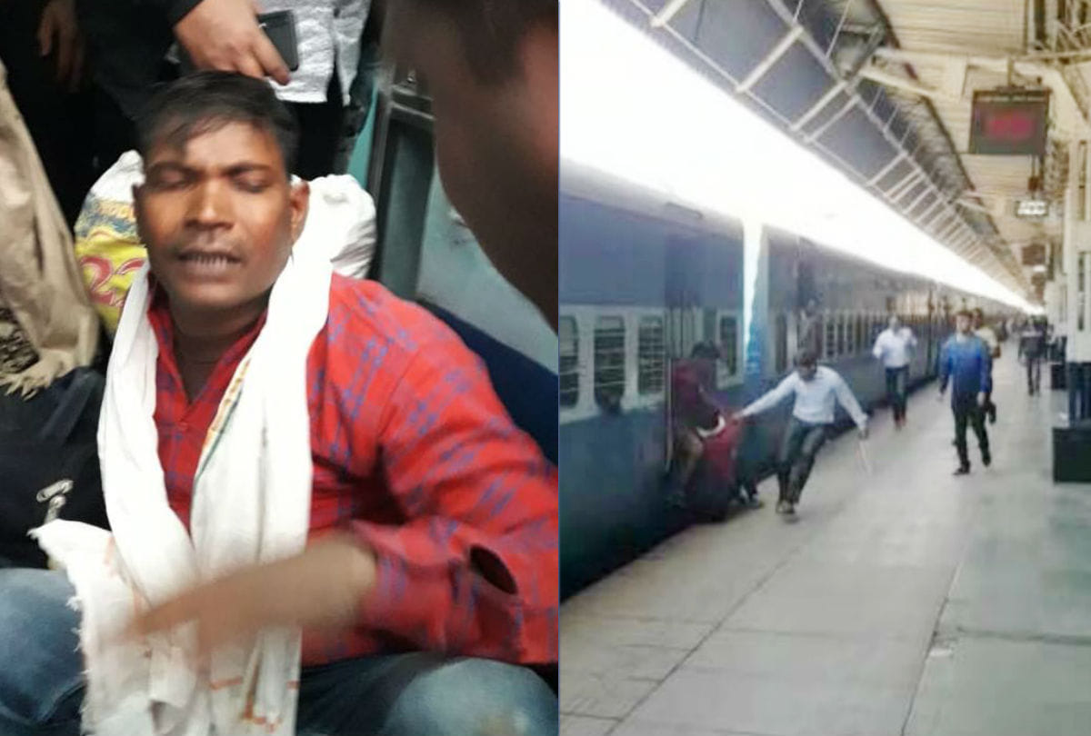 taxi driver save life of man at agra cantt station