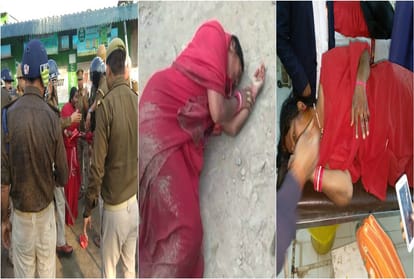 Police lathi charged on Nishad party workers in gorakhpur