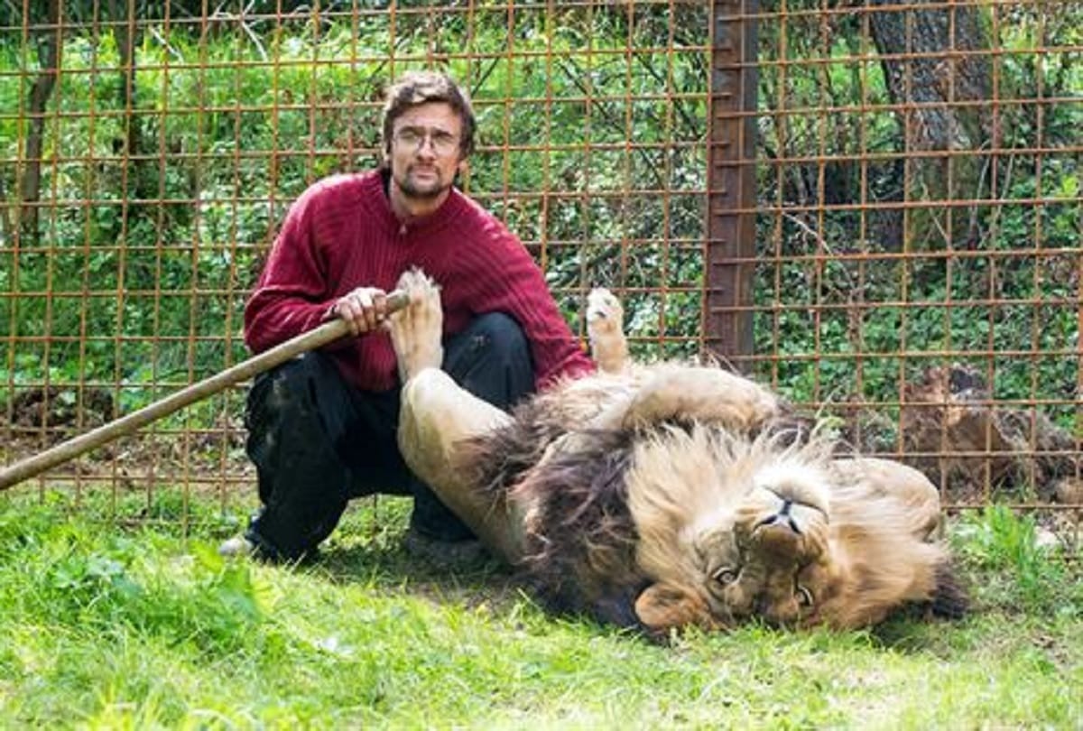 czech man killed by pet lion in cage he kept in his backyard police shoot this animal