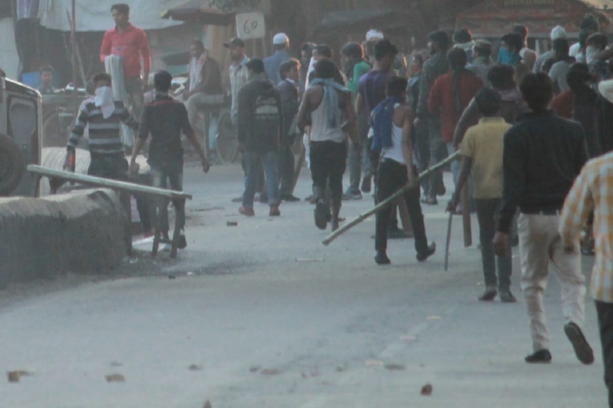 Meerut Tense after mob vandalises fire at religious place during anti encroachment, force deployed