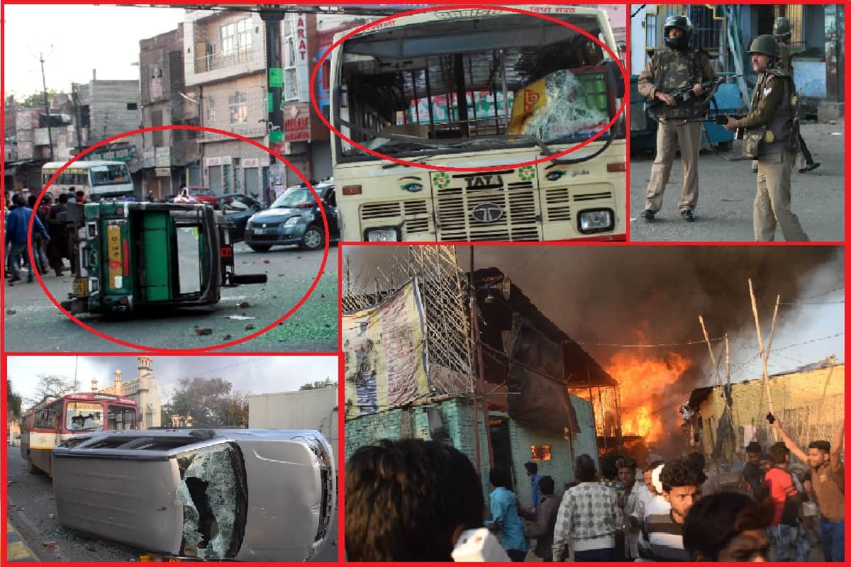 Riots try in Meerut and, bawal after set fire to religious places, see photos