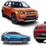 Mahindra XUV300 tata nexon, vitara brezza