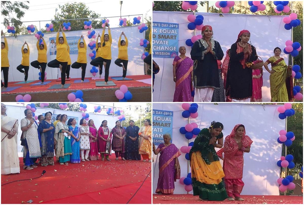 Yoga and Cultural Program organized in Noida on International Womens Day