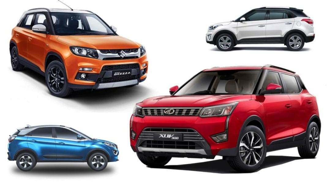 best selling subcompact suv in india in may 2020, Mahindra XUV300 beat Maruti vitara Brezza