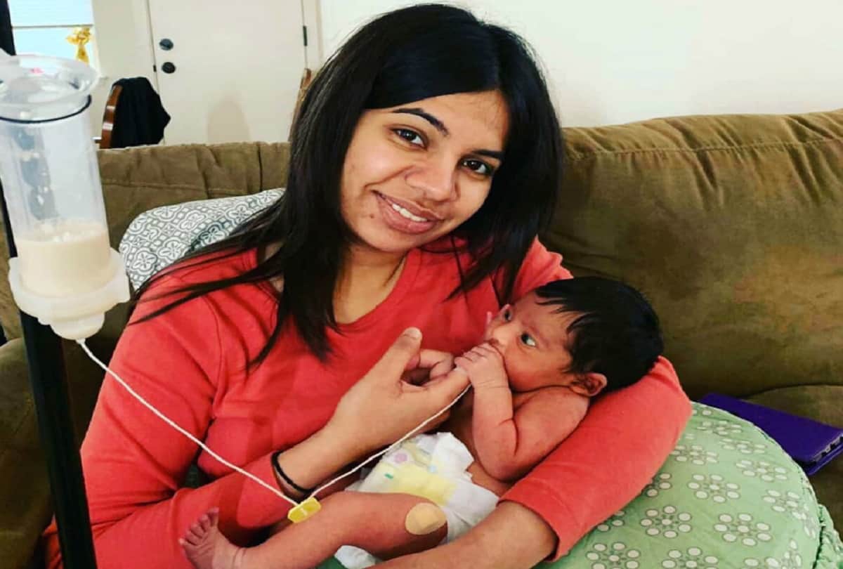 Woman never being physical relation with her husband but given birth to a baby