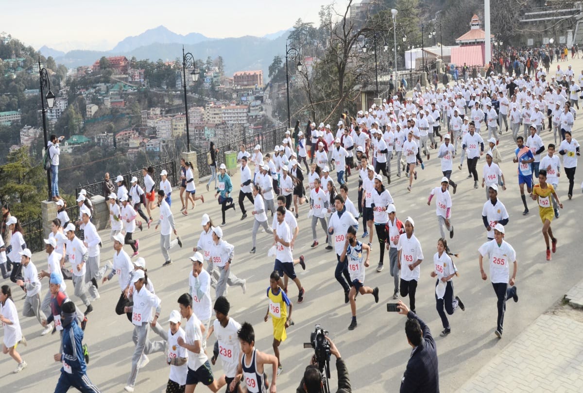 shimla run organized on International Women's Day
