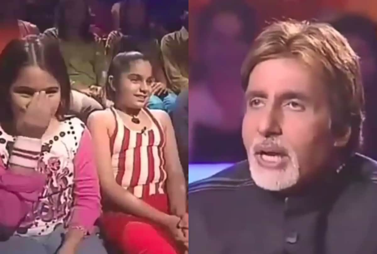 sara ali khan video with saif ali khan in amitabh bachchan show kaun banega crorepati