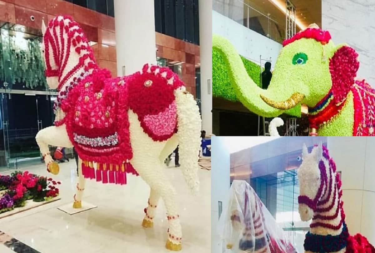 Akash Ambani shloka mehta wedding decoration picture on Antilia viral on social media