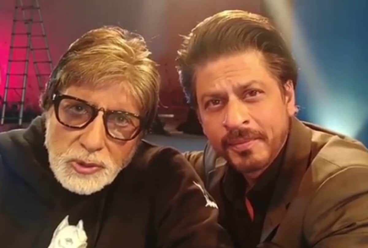 shahrukh khan shares a funny video with amitabh bachchan viral