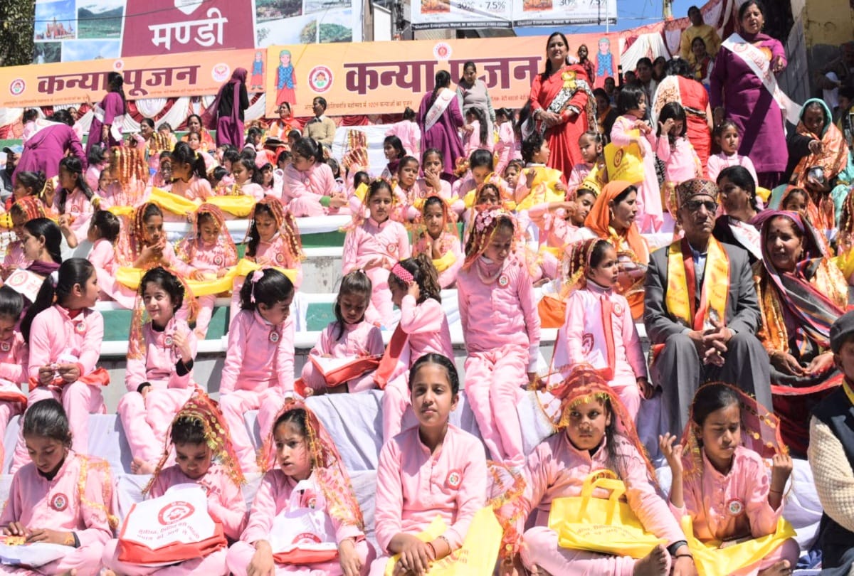 collective worship of 1008 girls in historic Seri mandi himachal