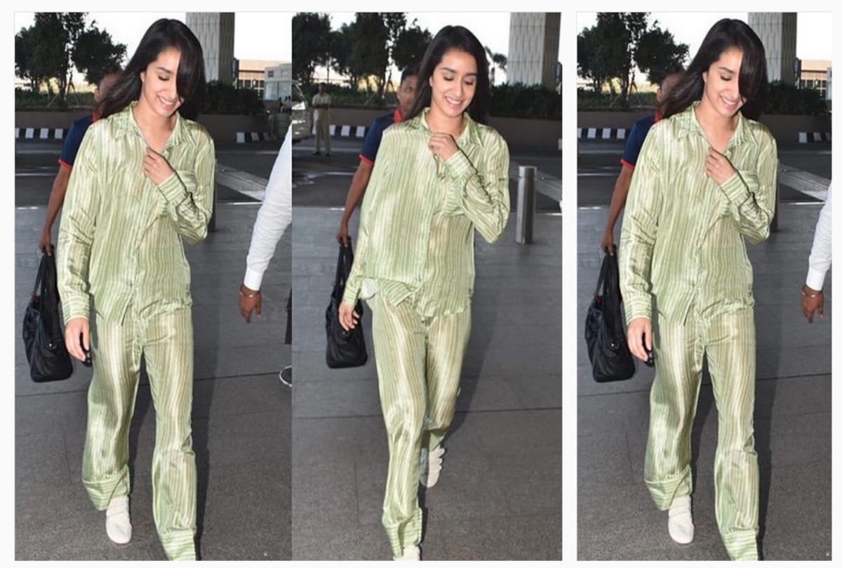 Shraddha Kapoor trolled for wearing pyjama pantsuit at the airport