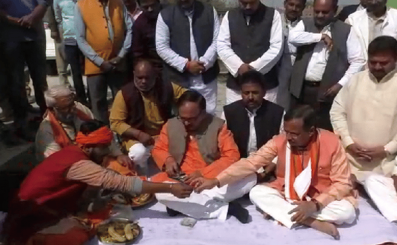 Central school foundation stone of school by dinesh sharma in varanasi