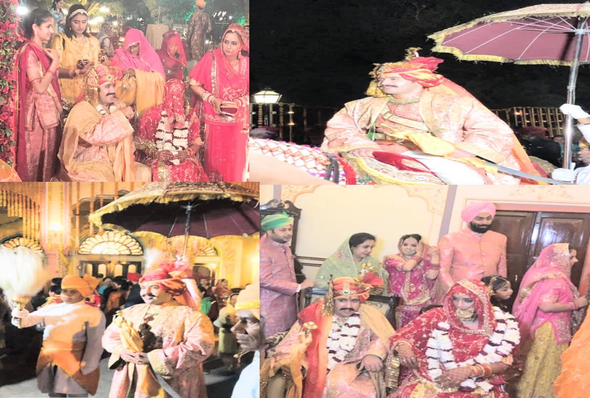 pics of shimla rural mla vikramaditya singh marriage in jaipur