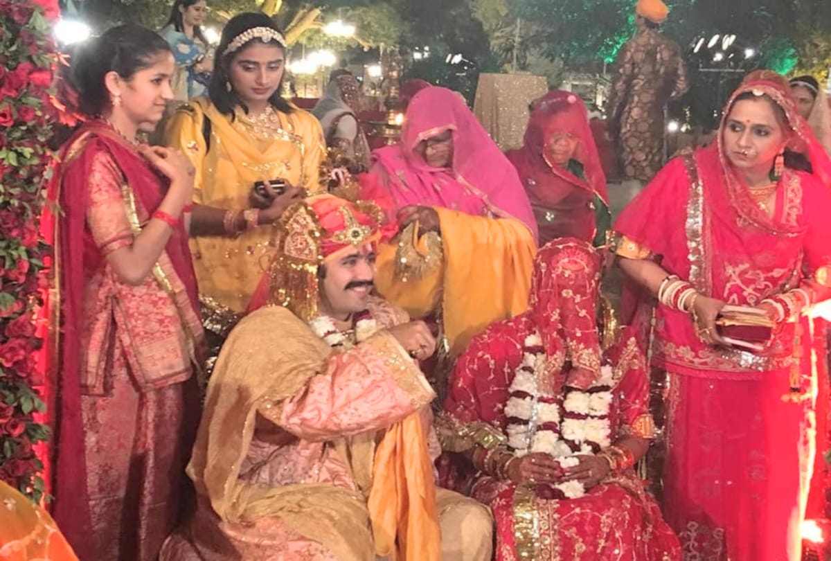 pics of shimla rural mla vikramaditya singh marriage in jaipur