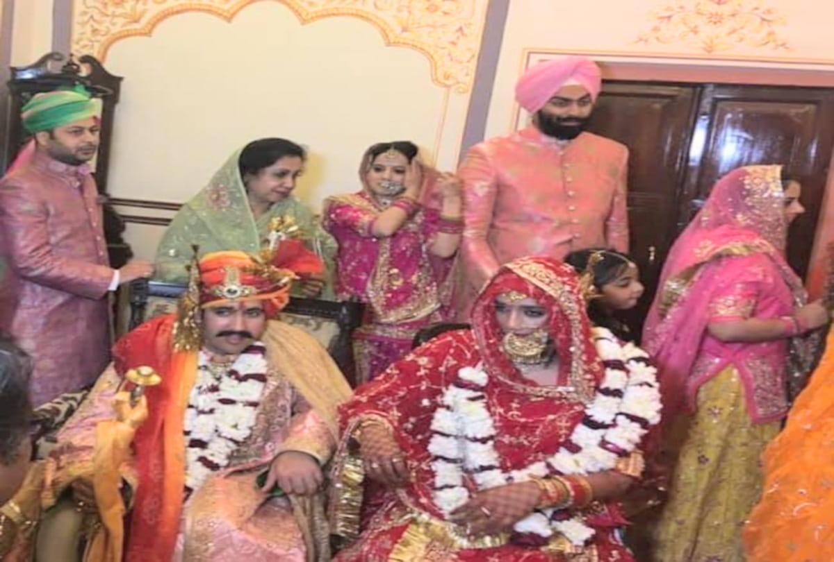 pics of shimla rural mla vikramaditya singh marriage in jaipur
