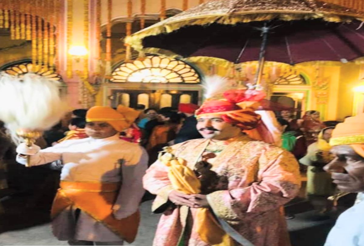 pics of shimla rural mla vikramaditya singh marriage in jaipur