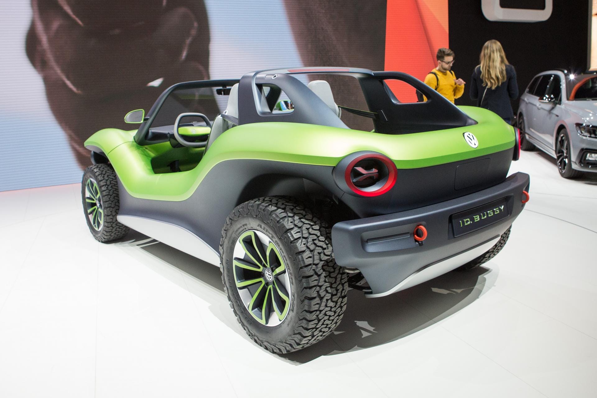 Volkswagen showcased electric car concept ID buggy at geneva motor show 2019