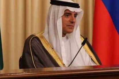 सऊदी के विदेश मंत्री अदेल अल-जुबेर