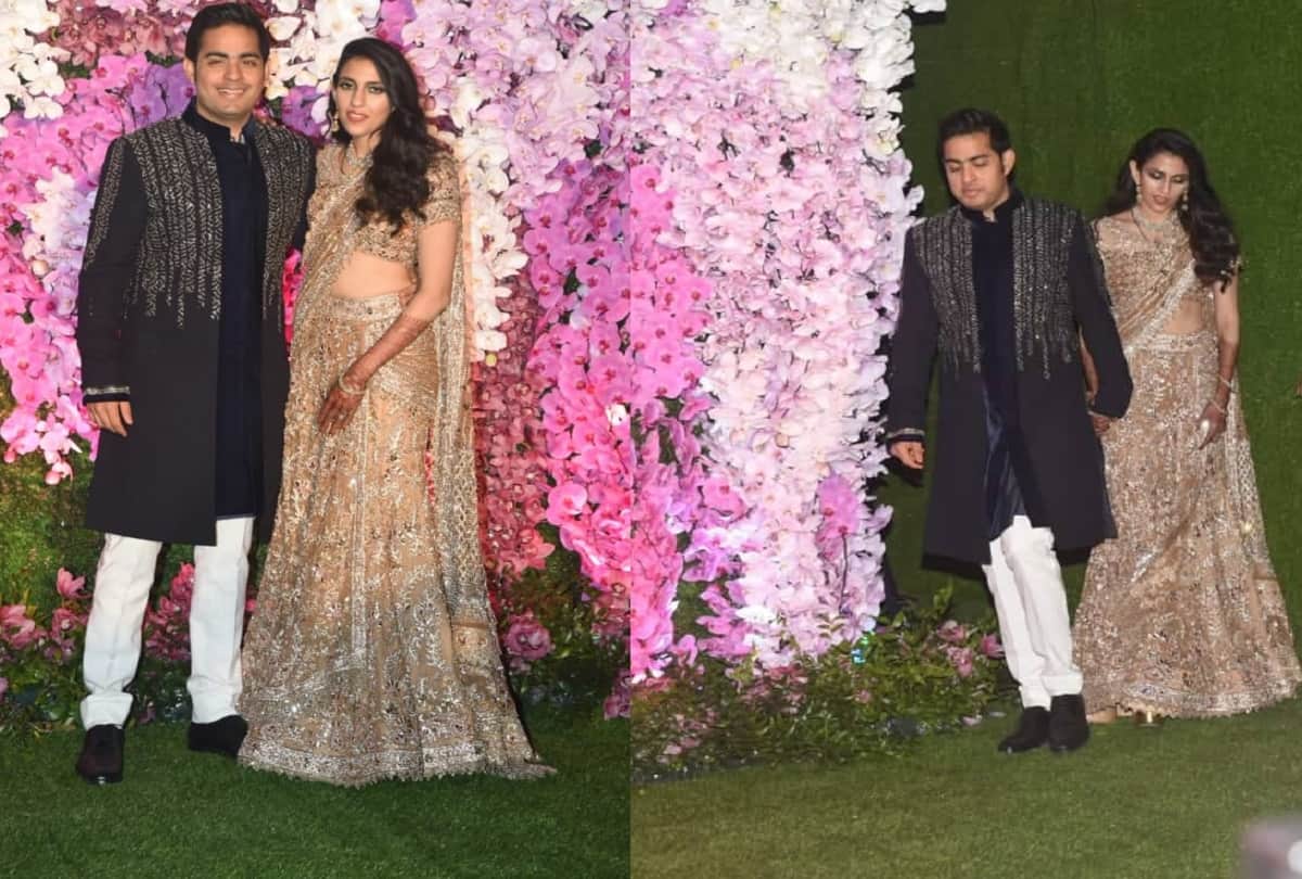 akash ambani and shloka mehta reception in mumbai