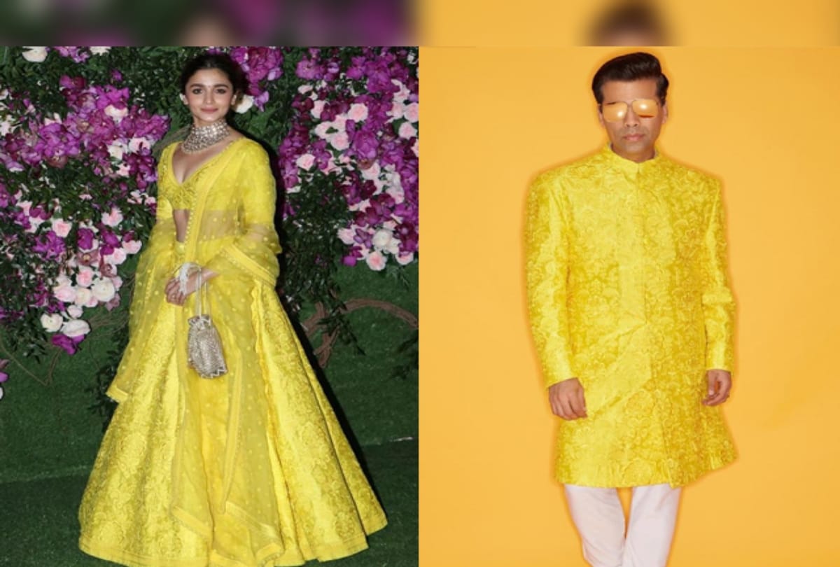 akash ambani and shloka mehta wedding alia bhatt look different in yellow lehanga