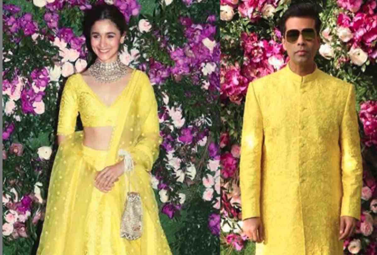 akash ambani and shloka mehta wedding alia bhatt look different in yellow lehanga