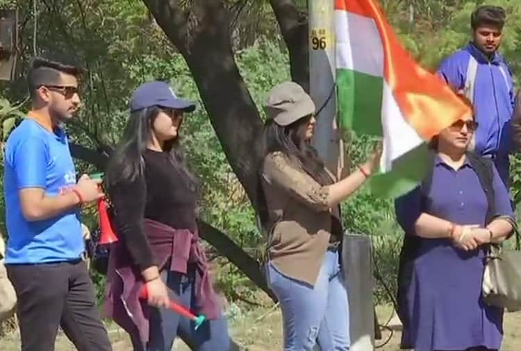 audience outside pca stadium India vs australia fourth odi match at mohali