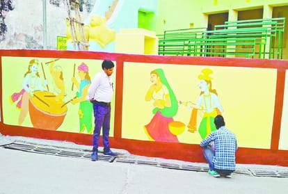 tight security in barsana nandgaon during lathmar holi 2019