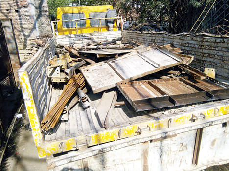 Two junk shops, raid seized