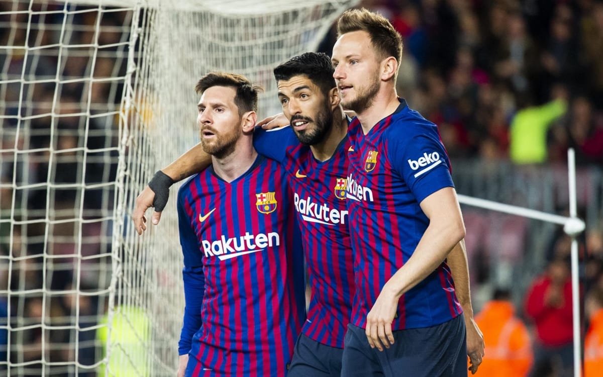 lionel messi and louis suarez helps barcelona pips rayo vallecano