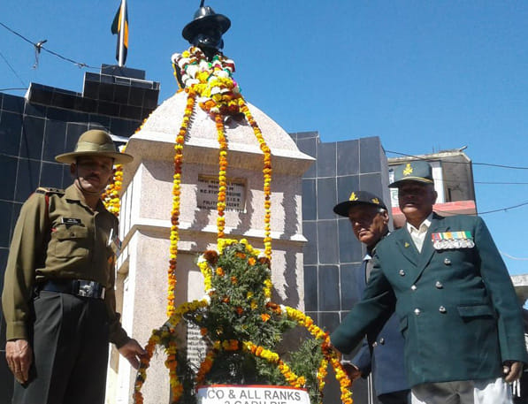 शहादत दिवस पर वीर गबर सिंह का किया भावपूर्ण स्मरण