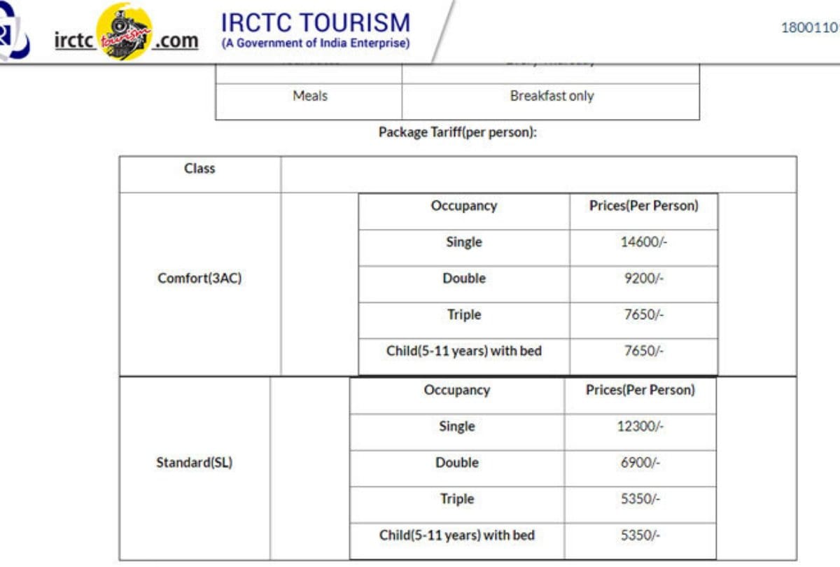 irctc lake city udaipur tour package