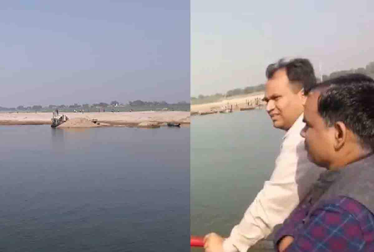 sand mining in bank of yamuna