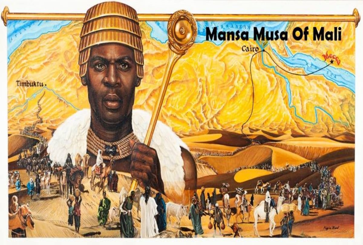 mansa musa 1 emperor of Mali empire richest man in history