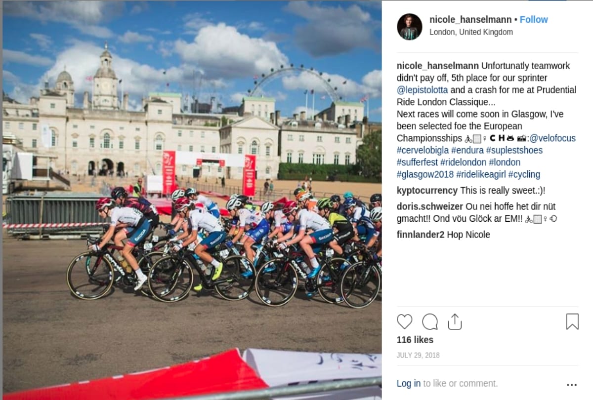 Woman cyclist stopped midway in Belgium as she overtakes men competitors