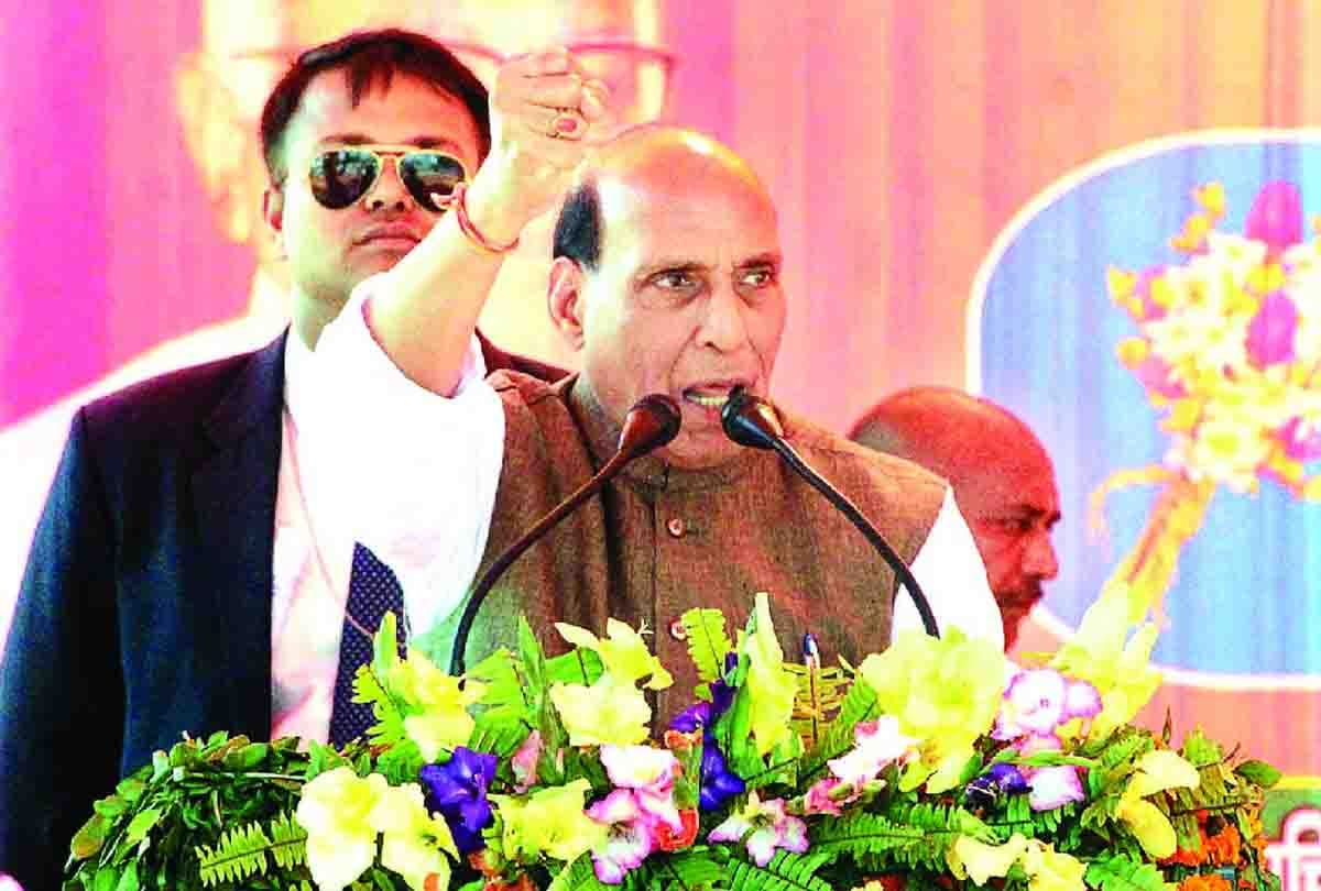 Home minister Rajnath singh visit jajhar for lok sabha election rally