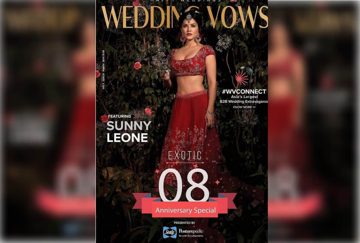 sunny leone bridal photoshoot for a magazine