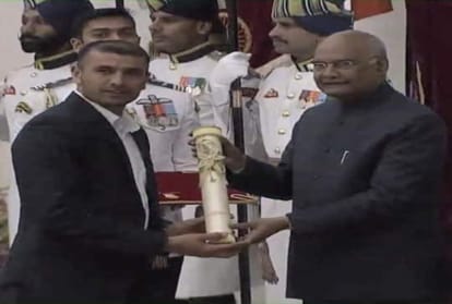 Kabaddi star Ajay Thakur warm welcomed by Fans in nalagarh himachal