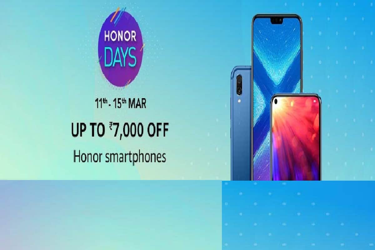 Amazon Honor Day sale: Buy Honor's Smartphones upto Rs 7,000 Discount