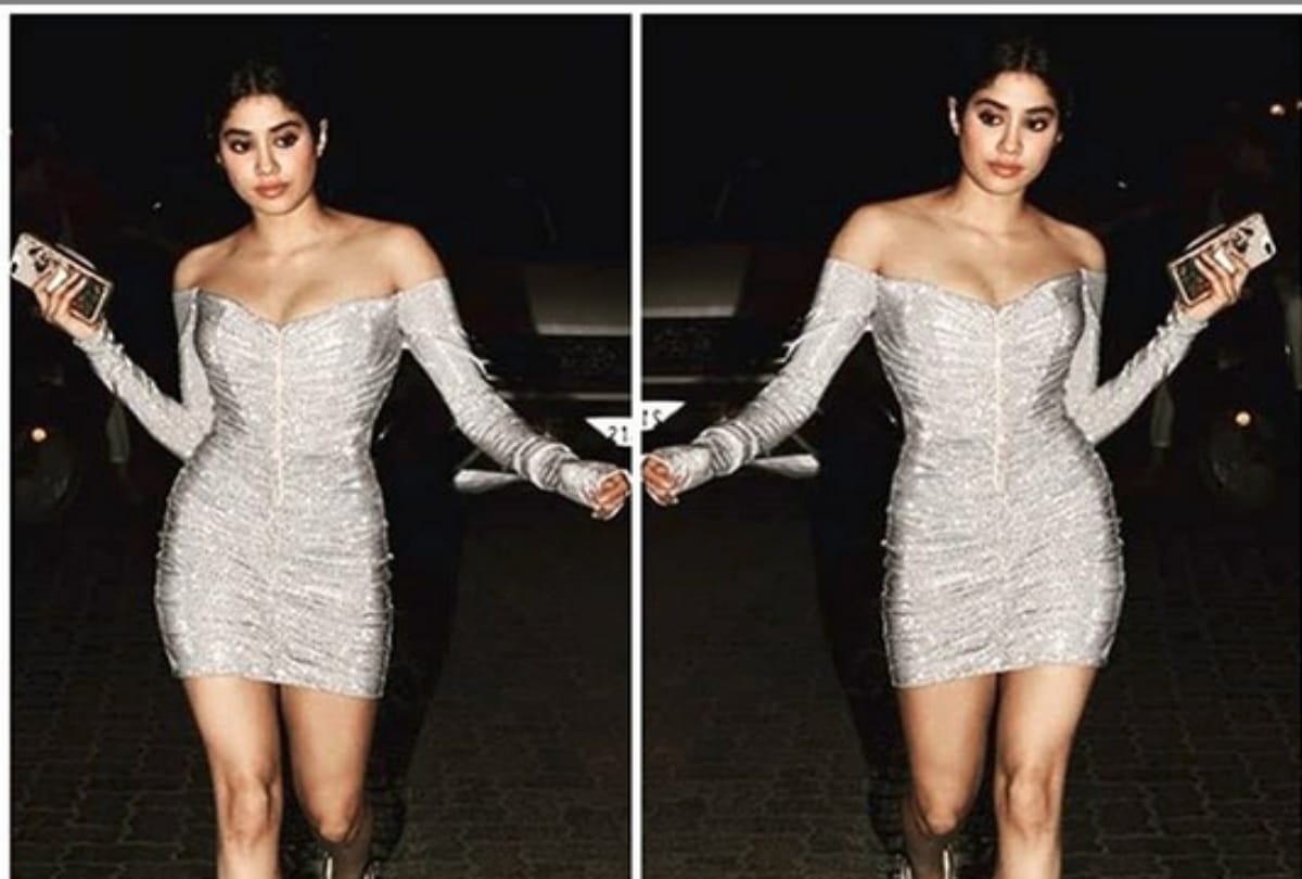 From Lehnga choli to this metallic dress Janhvi Kapoor look best in every dress
