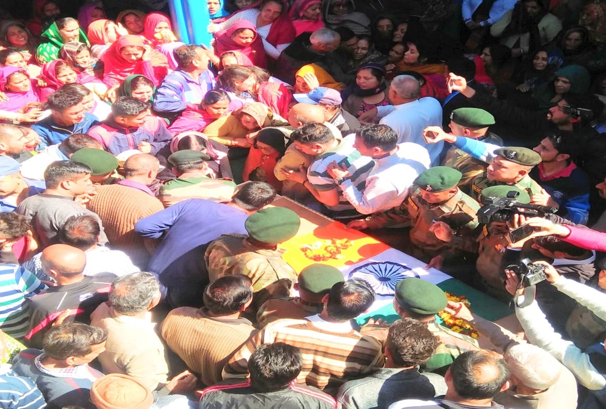 martyr Nitin Rana promise to his grandmother  for next vacation in kangra himachal