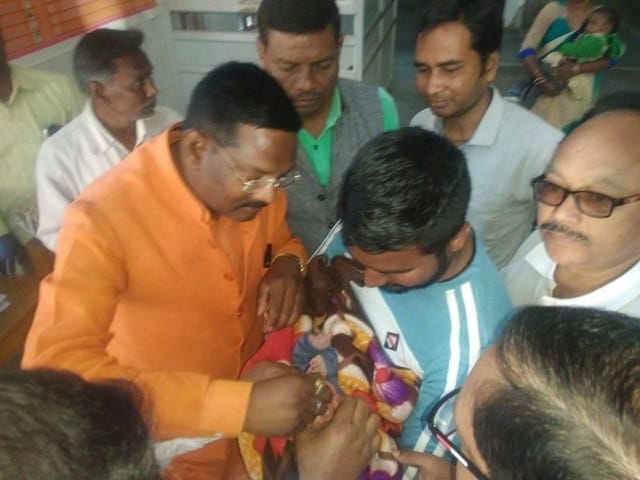 Polio doses given to children on 1,368 booths