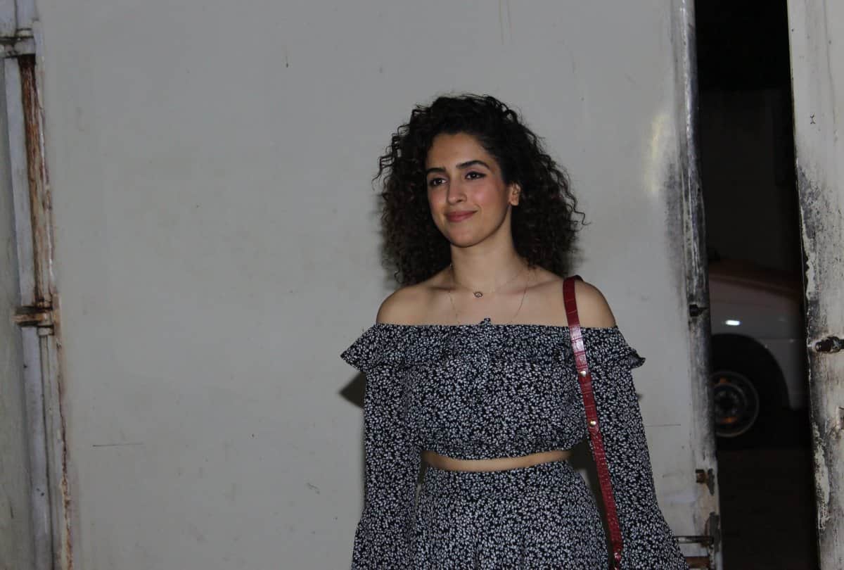 Sanya Malhotra seen in special screen of her film Photograph