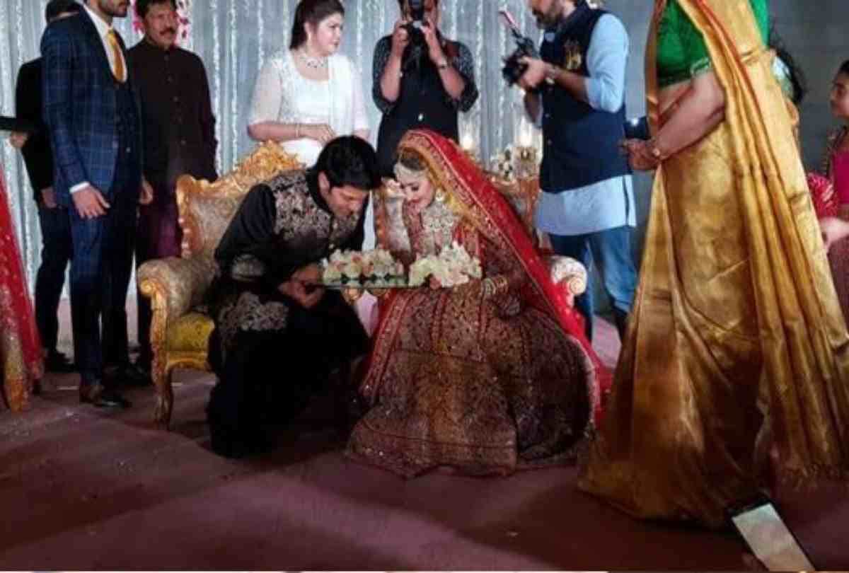 sayyeshaa saigal get married with arya saira banu attend the wedding ceremony look at the album