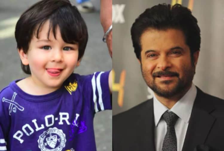anil kapoor reaction when capared to taimur ali khan